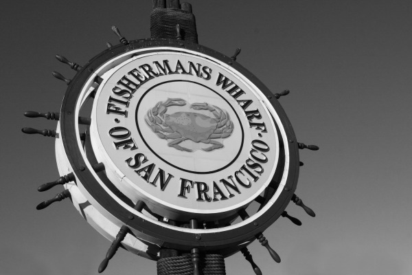 San Francisco Fishermans Wharf Sign